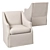 Sophisticated Clayton Chair by Bernhardt 3D model small image 1