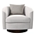 Luxury Leather Swivel Chair - Bernhardt Camino 3D model small image 2