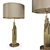 Elegant Bronze Table Lamp: Officina Luce SHINE 3D model small image 2