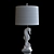 Coastal Charm Seahorse Table Lamp 3D model small image 4