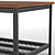 Vintage Industrial Coffee Table 3D model small image 2