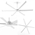 Benima Oversize Ceiling Fan 3D model small image 1