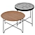 Modern Set of Coffee Tables: Zara Home 3D model small image 1