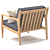 Sleek and Stylish Manhattan Armchair 3D model small image 6