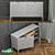 VERONA Dresser: Stylish & Functional 3D model small image 4