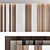 Decorative Wood Wall Panel Set 3D model small image 5