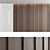 Decorative Wood Wall Panel Set 3D model small image 8