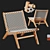 Nairobi Garden Armchair: Timeless Elegance 3D model small image 6