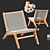 Nairobi Garden Armchair: Timeless Elegance 3D model small image 7