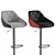 Elegant Adjustable Bar Stool 3D model small image 4