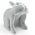 Cuddly Bunny Plush Toy 3D model small image 2