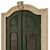 Classic 3D Max Door: 1750mm x 3500mm 3D model small image 4