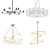 Modern Chandelier Collection 3D model small image 1