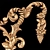 Baroque Carving: Detailed CNC & Rendering Model 3D model small image 7