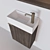 Inbani Facett: Compact and Stylish Bathroom Sink 3D model small image 2