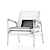 Elegant Carter Mid Century Chair 3D model small image 6