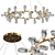 Nevsky Crystal Modern Chandelier 3D model small image 1