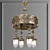 Elegant Islamic Chandelier: Illuminate Your Space 3D model small image 2