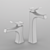 Grohe Sharp-line Faucet: Two Sizes 3D model small image 2