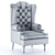 Regal Throne Chair 3D model small image 3