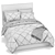 Timeless Meier Baby Bed 3D model small image 5