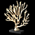 Golden Coral Decor Element 3D model small image 3