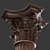  3Dmax Roman Column Sculpture 3D model small image 2