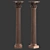  3Dmax Roman Column Sculpture 3D model small image 3