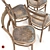 Vintage Vienna Chairs: Jacob & Josef Kohn 3D model small image 4