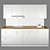 Modern White IKEA Kitchen Set 3D model small image 11