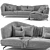 Elegant Lennox Soft Sofa 3D model small image 5