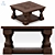 Convertible Desk Sofa: Versatile and Stylish 3D model small image 1