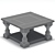 Convertible Desk Sofa: Versatile and Stylish 3D model small image 4
