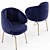 Sleek VUELTA FD ArmChair 3D model small image 2