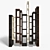 Elegant Ceccotti Skyline Bookcase 3D model small image 2