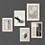 Artistic Frames Collection - 5 Unique Sizes 3D model small image 1