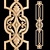 Title: Classic Carved Trim for CNC & Close-Up Renders 3D model small image 2