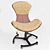 Elegant Ergonomic Chair 3D model small image 1