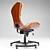 Elegant Ergonomic Chair 3D model small image 2