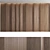 Title: Decorative Wood Wall Panel Set 3D model small image 4