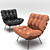 Modern Costela Armchair: Sleek Design & Comfort 3D model small image 1