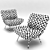 Modern Costela Armchair: Sleek Design & Comfort 3D model small image 2