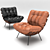 Modern Costela Armchair: Sleek Design & Comfort 3D model small image 4