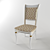Elegant Dining Chair 3D model small image 1