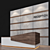 Modern Reception Desk with 3550 x 1250 x 1550 mm Dimensions 3D model small image 2