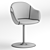 Elegant Lady Soft Calyx Chair 3D model small image 4