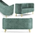 Color-Changing Spica Sofa 3D model small image 2