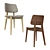 Sleek Midj Joe Chairs 3D model small image 1