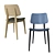 Sleek Midj Joe Chairs 3D model small image 4