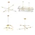 Modern Collection Chandeliers 3D model small image 1
